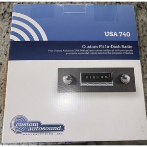 1966-1967 Chevelle Radio With Bluetooth USA-740 By Customer Autosound NIB